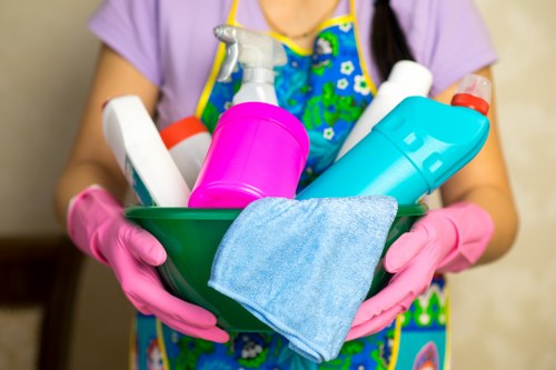 Professional house cleaning service for a family home in SE19