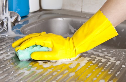 Deep cleaning equipment used on a hard floor in SE19