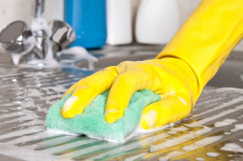 Specialist after builders clean for a refurbished commercial space in SE19