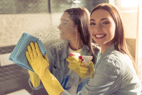 Finished carpet cleaning appointment with clean interior flooring